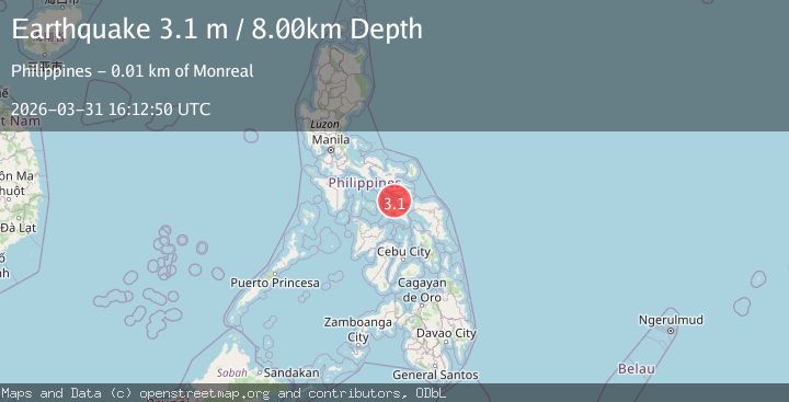 Map of MASBATE REGION, PHILIPPINES