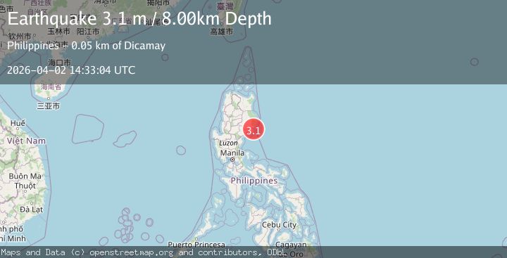 Map of LUZON, PHILIPPINES