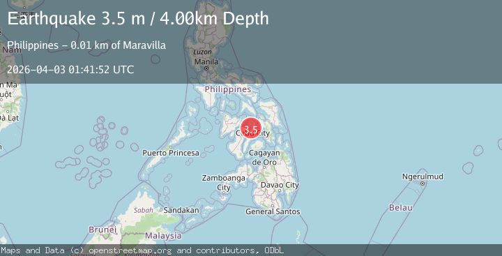 Map of NEGROS- CEBU REG, PHILIPPINES