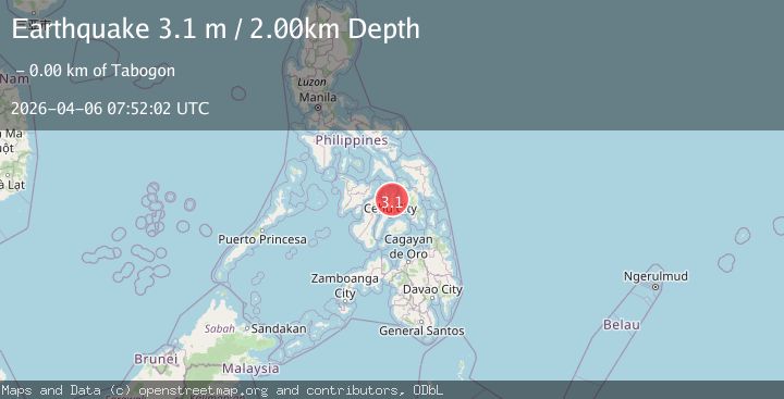 Map of LEYTE, PHILIPPINES