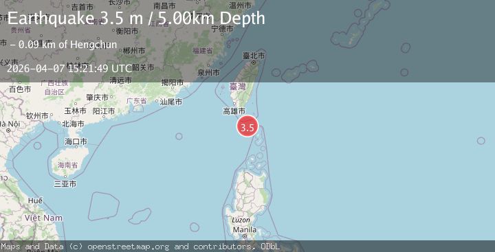Map of TAIWAN REGION
