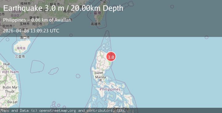 Map of LUZON, PHILIPPINES