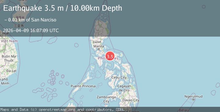 Map of LUZON, PHILIPPINES