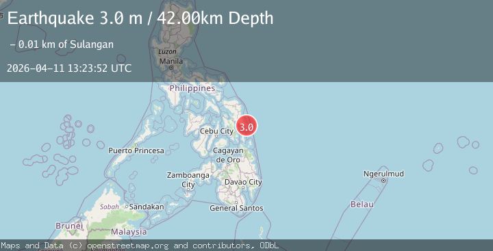 Map of LEYTE, PHILIPPINES
