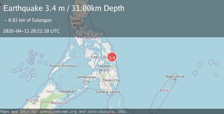 Map of LEYTE, PHILIPPINES