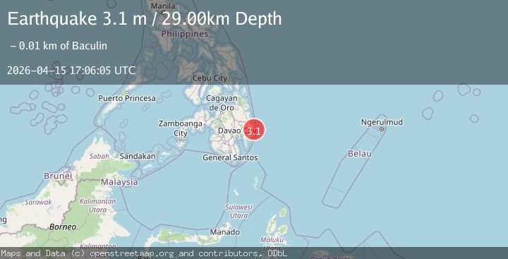 Map of MINDANAO, PHILIPPINES