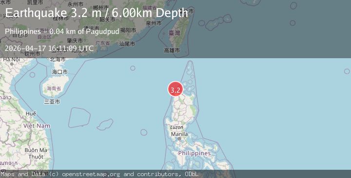 Map of LUZON, PHILIPPINES
