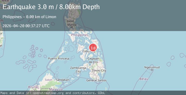 Map of LEYTE, PHILIPPINES