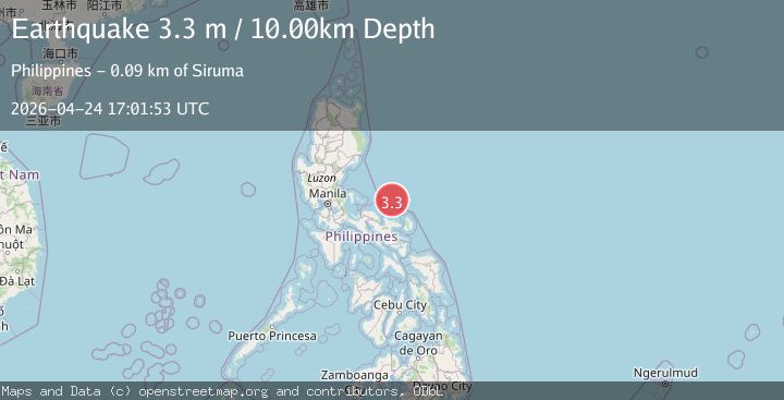 Map of LUZON, PHILIPPINES