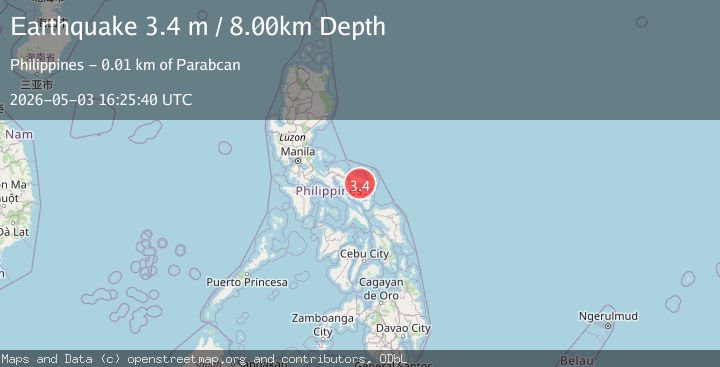 Map of LUZON, PHILIPPINES