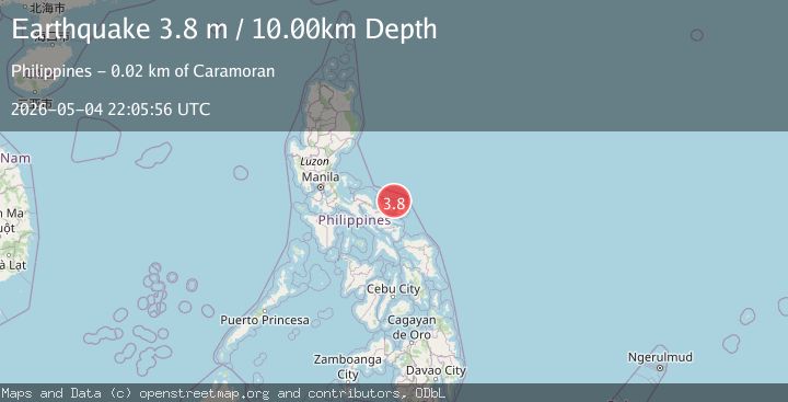 Map of LUZON, PHILIPPINES