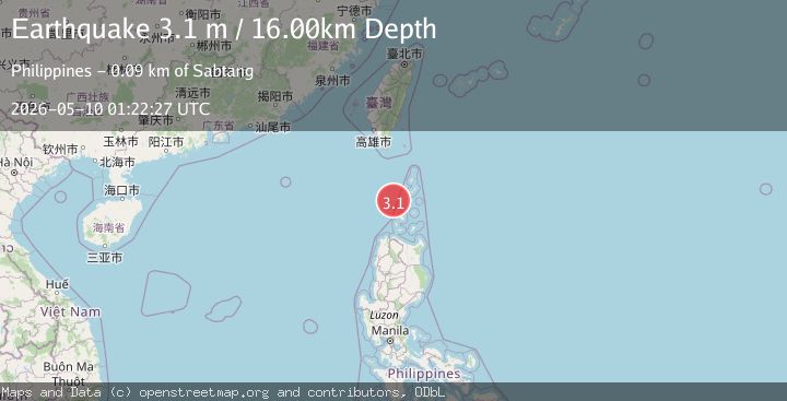 Map of BATAN ISL REGION, PHILIPPINES