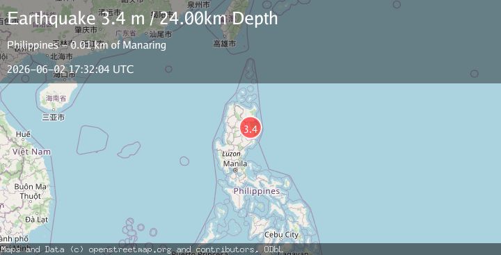Map of LUZON, PHILIPPINES
