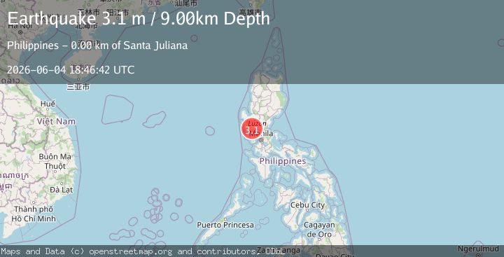 Map of LUZON, PHILIPPINES