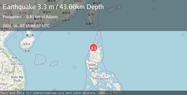 Map of LUZON, PHILIPPINES