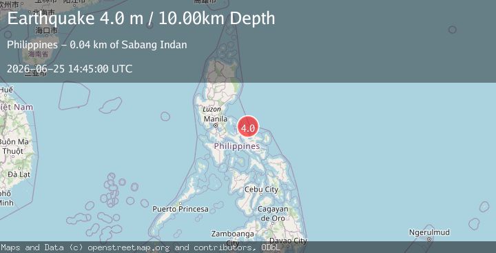Map of LUZON, PHILIPPINES