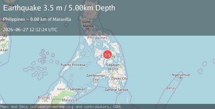 Map of NEGROS- CEBU REG, PHILIPPINES