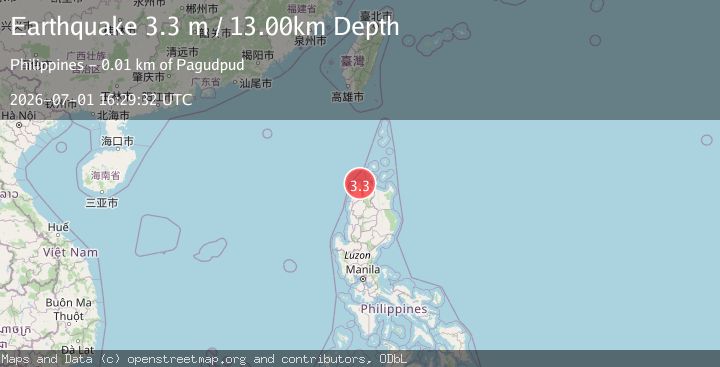 Map of LUZON, PHILIPPINES