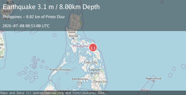 Map of CATANDUANES, PHILIPPINES
