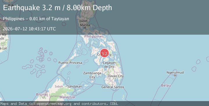 Map of NEGROS- CEBU REG, PHILIPPINES