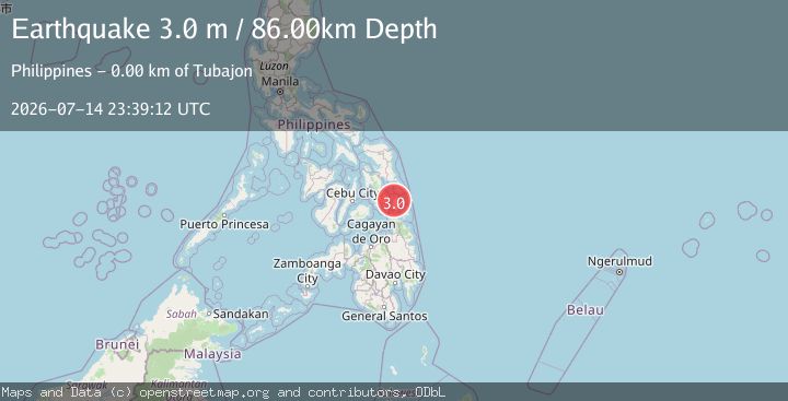 Map of LEYTE, PHILIPPINES