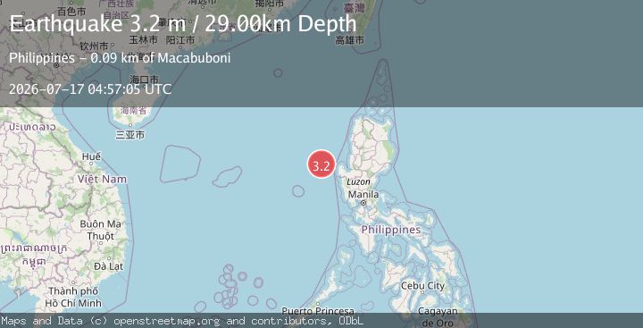 Map of PHILIPPINE ISLANDS REGION