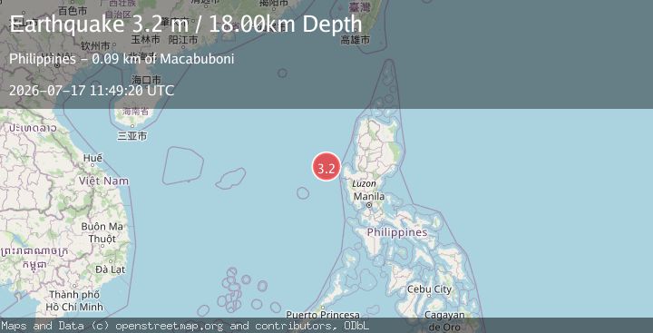 Map of PHILIPPINE ISLANDS REGION
