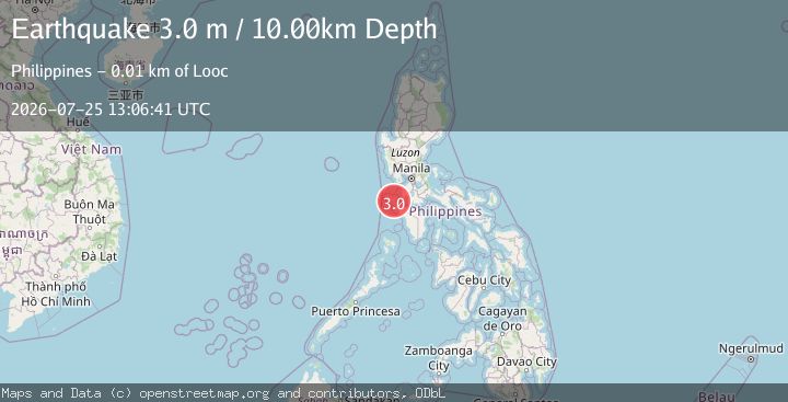 Map of MINDORO, PHILIPPINES