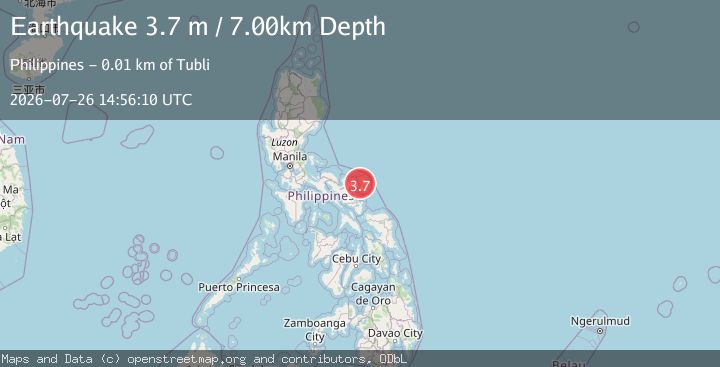 Map of CATANDUANES, PHILIPPINES