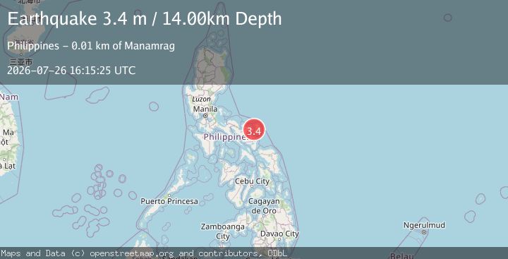 Map of CATANDUANES, PHILIPPINES