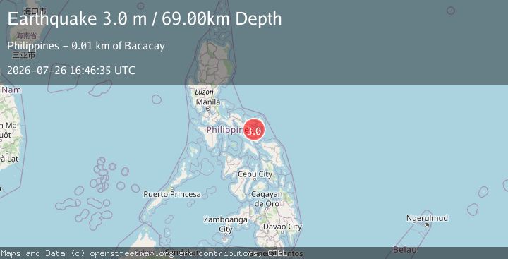 Map of LUZON, PHILIPPINES