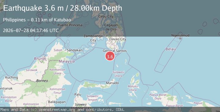 Map of CELEBES SEA