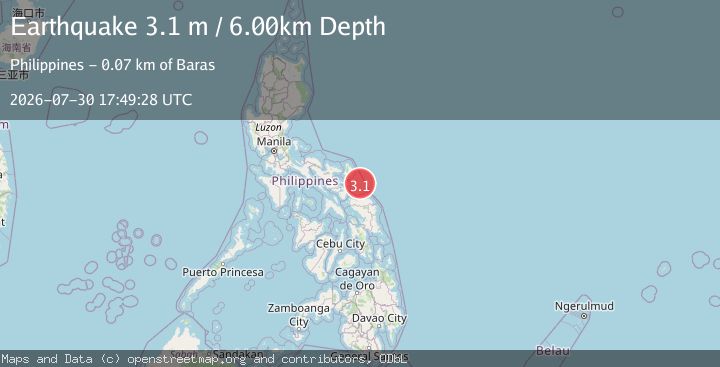 Map of CATANDUANES, PHILIPPINES