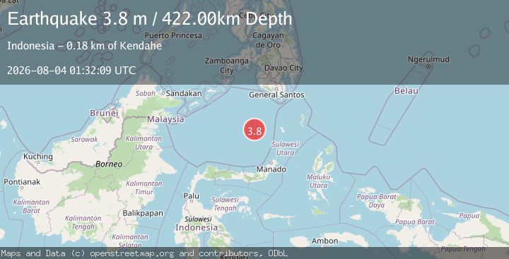 Map of CELEBES SEA