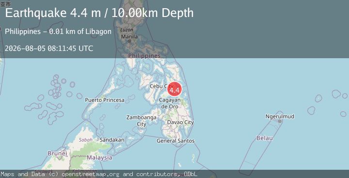 Map of LEYTE, PHILIPPINES