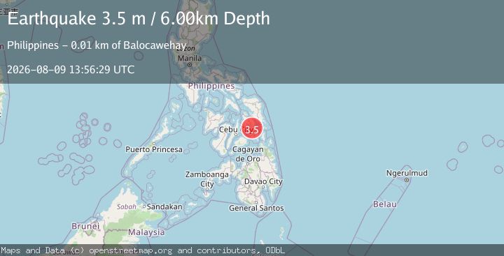 Map of LEYTE, PHILIPPINES
