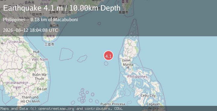Map of PHILIPPINE ISLANDS REGION