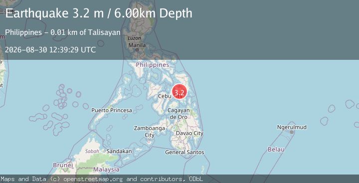 Map of LEYTE, PHILIPPINES