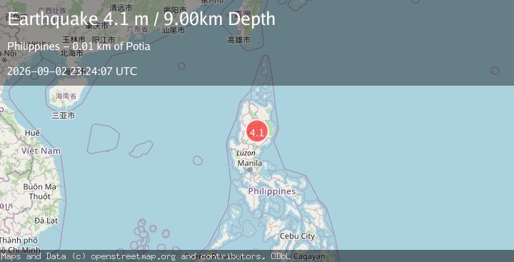 Map of LUZON, PHILIPPINES