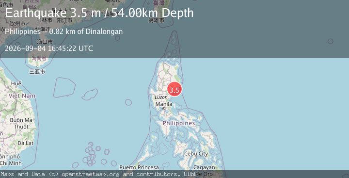 Map of LUZON, PHILIPPINES