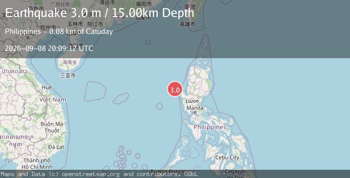 Map of LUZON, PHILIPPINES