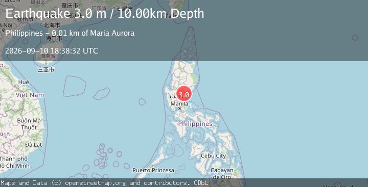 Map of LUZON, PHILIPPINES