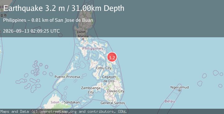 Map of SAMAR, PHILIPPINES