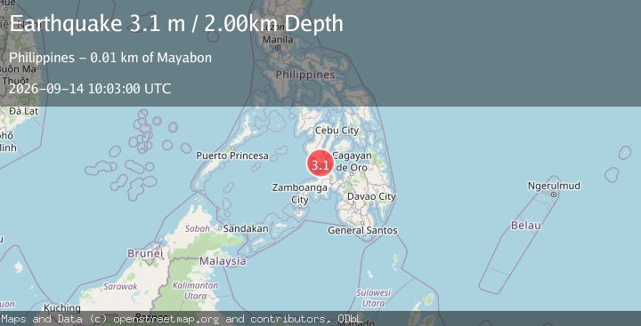 Map of NEGROS- CEBU REG, PHILIPPINES