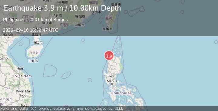 Map of LUZON, PHILIPPINES