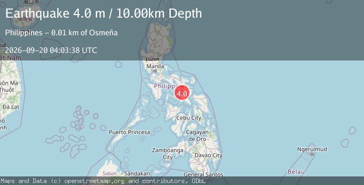 Map of MASBATE REGION, PHILIPPINES