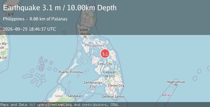 Map of MASBATE REGION, PHILIPPINES