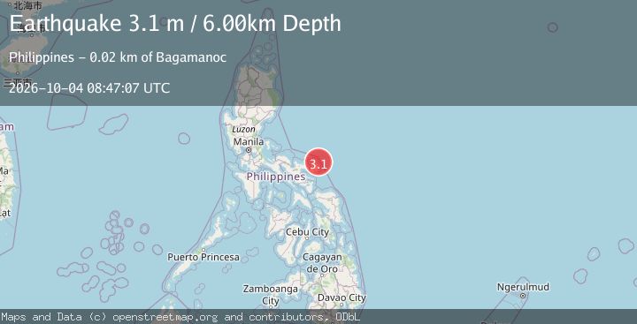 Map of CATANDUANES, PHILIPPINES