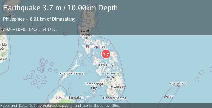 Map of MASBATE REGION, PHILIPPINES
