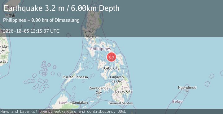 Map of MASBATE REGION, PHILIPPINES